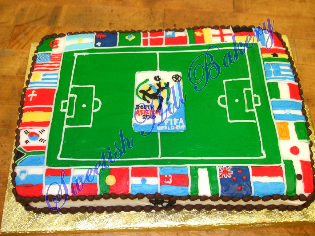 World Soccer Cup Cake