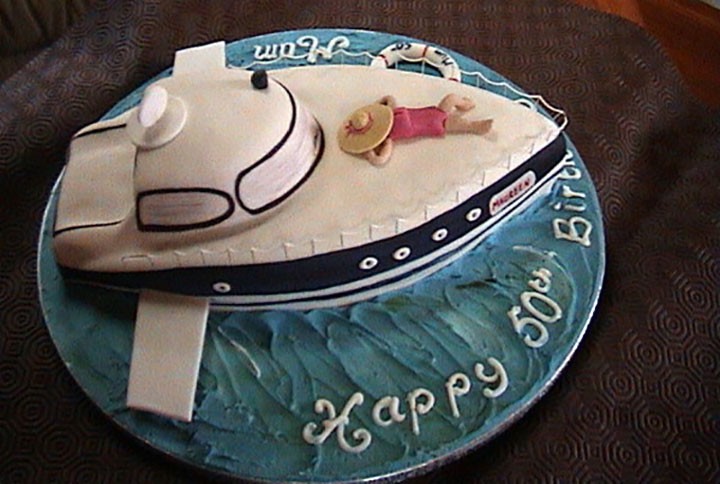 Yacht Birthday Cake