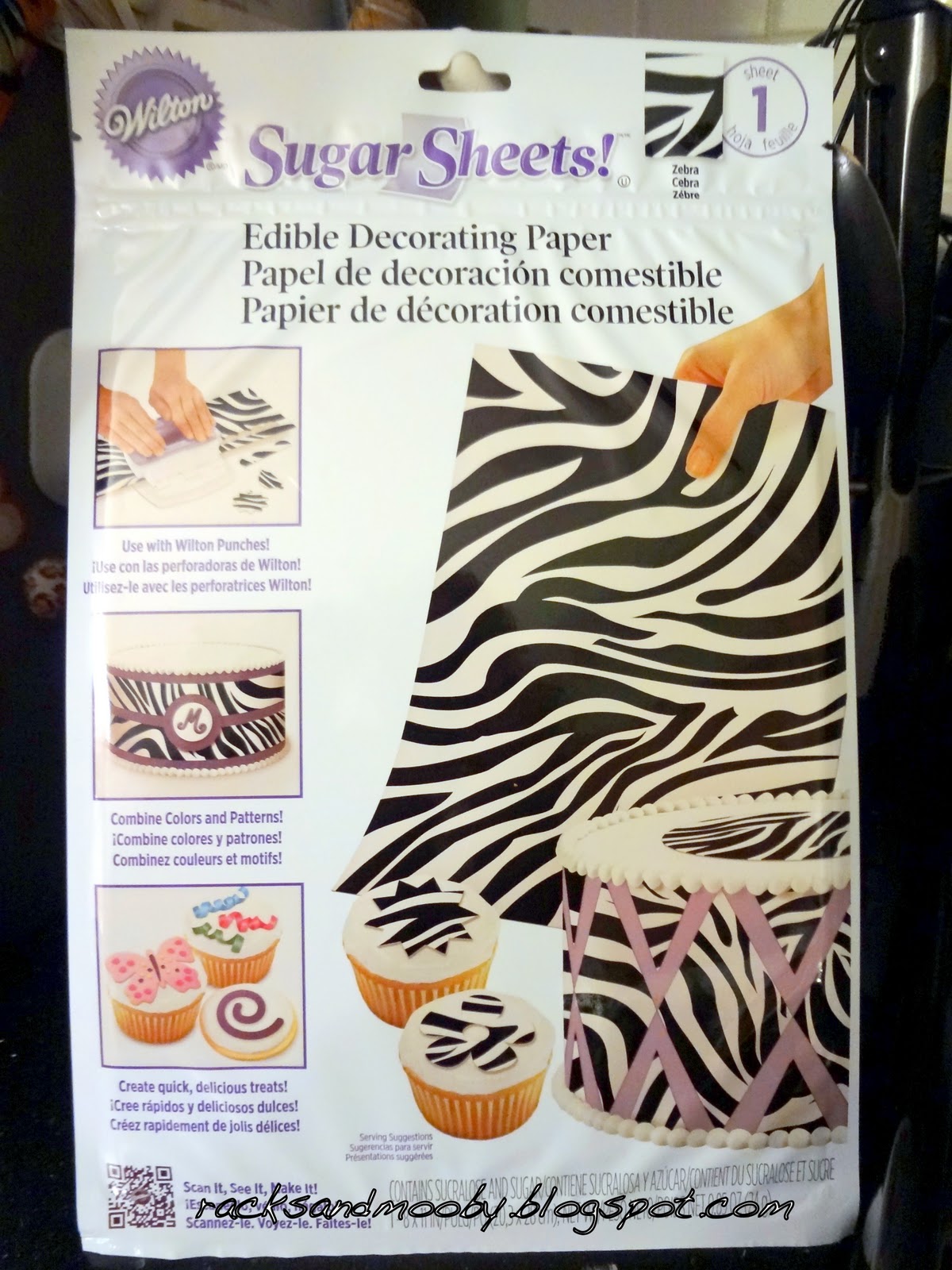 Zebra Sugar Sheets