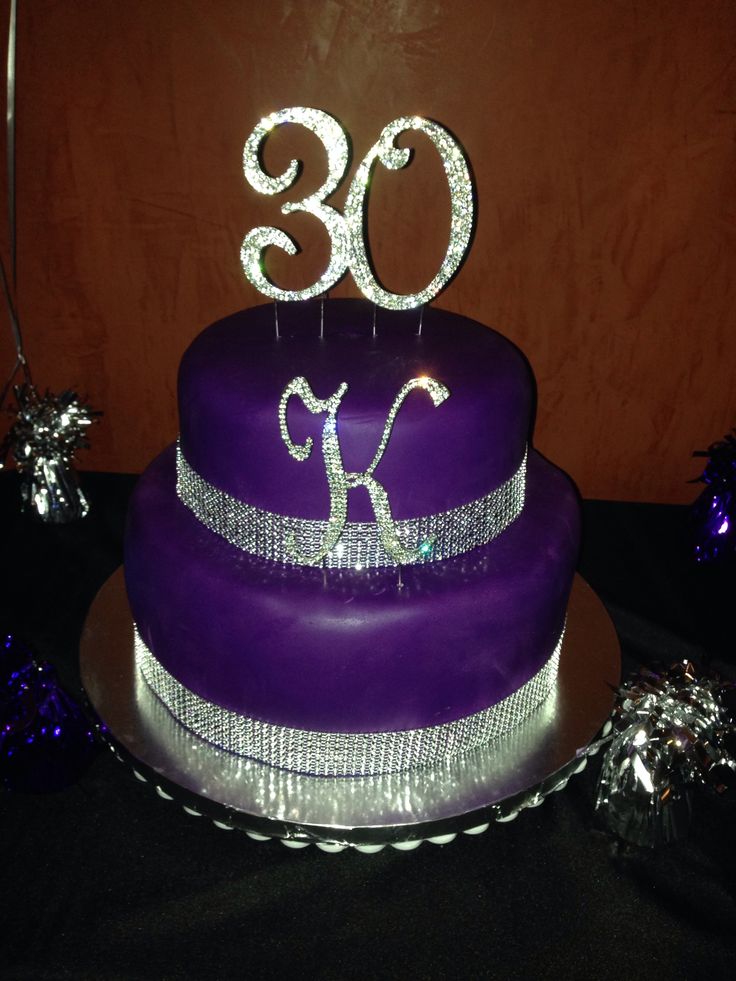 30th Birthday Bling Cakes