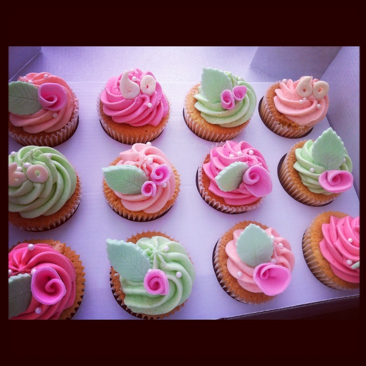 60th Birthday Cupcakes