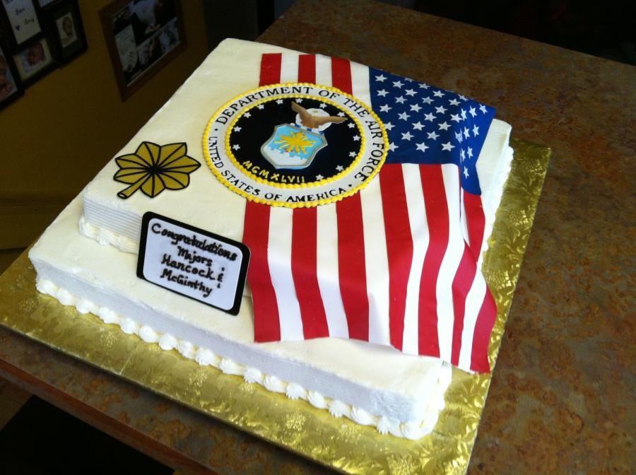 Air Force Retirement Cake Ideas