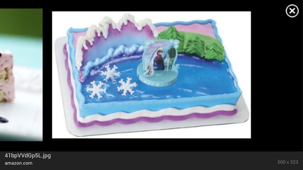 Albertsons Theme Cakes Frozen