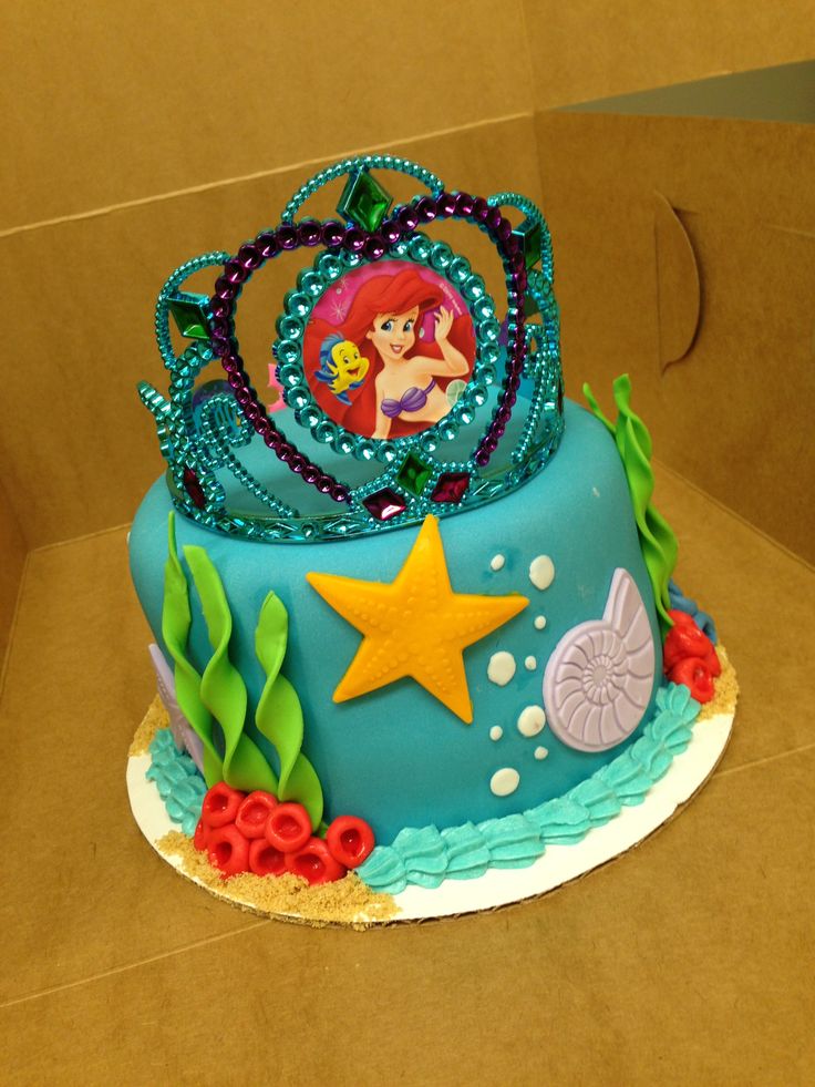 12 Photos of Ariel Little Mermaid Cakes