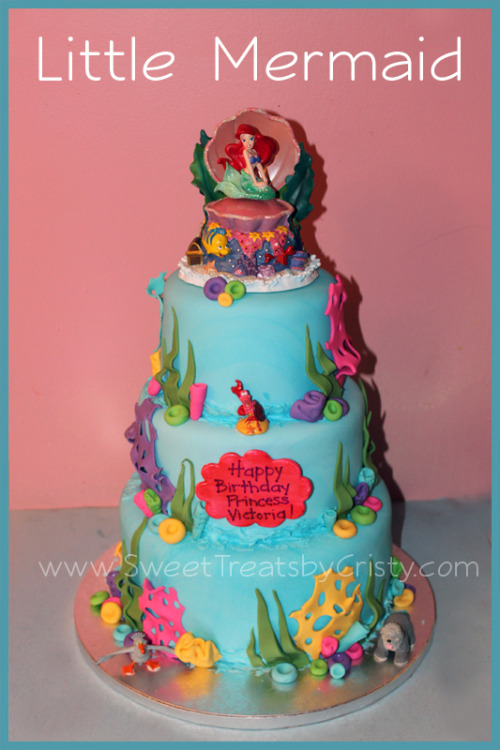 Ariel Little Mermaid Birthday Cake