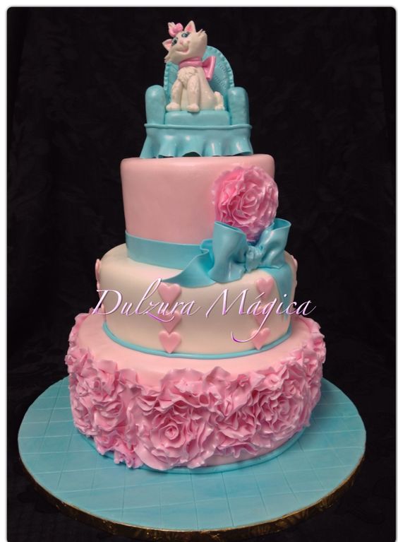 Aristocats Marie Birthday Cake