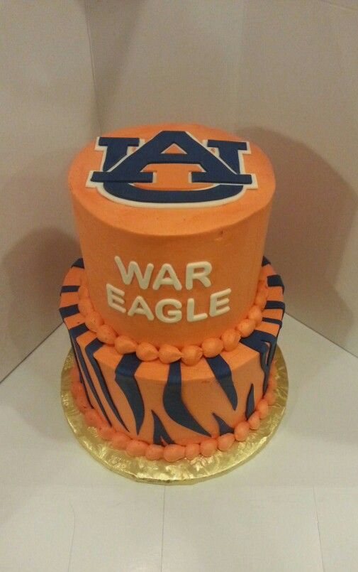 Auburn Birthday Cake