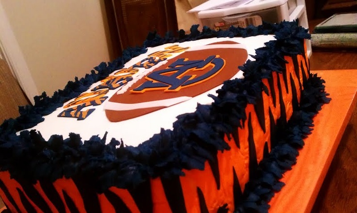 Auburn Tiger Football Cake