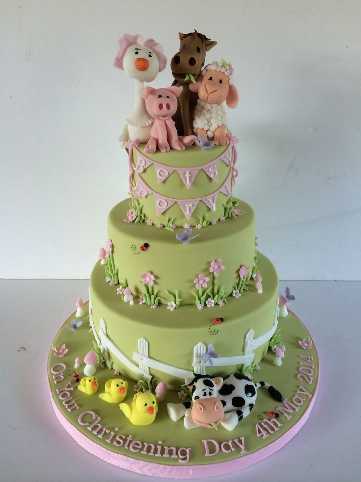 Baby Christening Cake