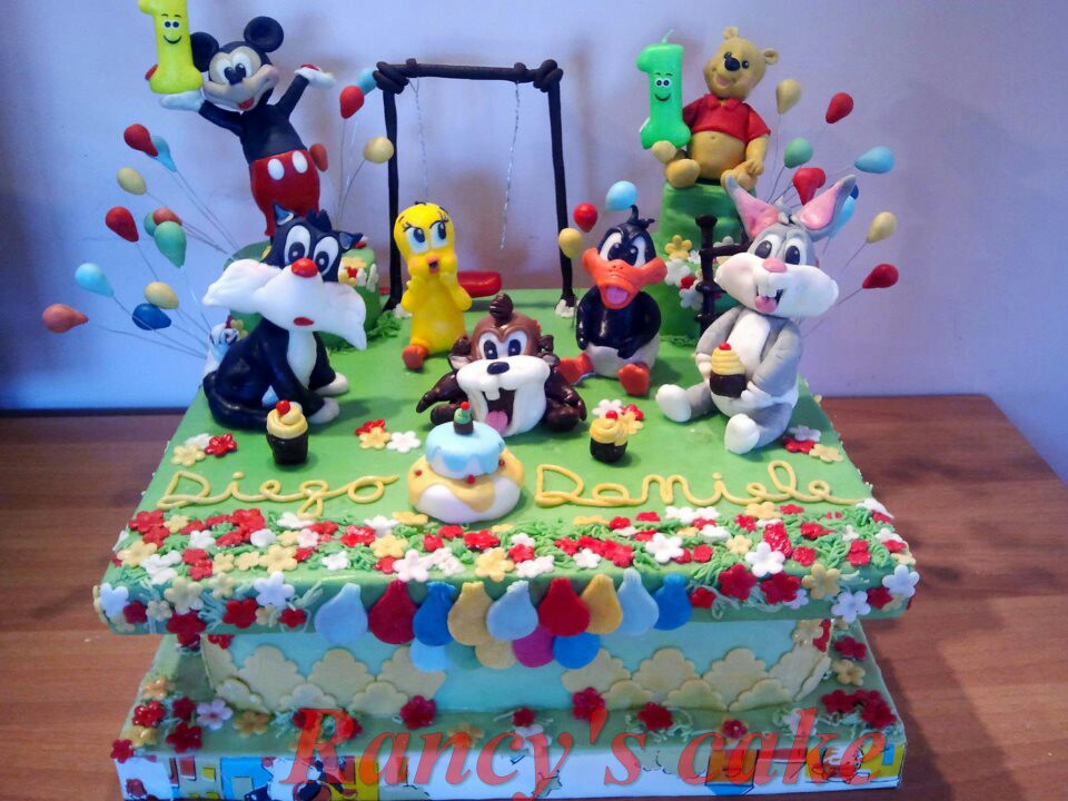 12 Baby Looney Tunes 1st Birthday Cakes Photo - Looney Tunes 1st ...