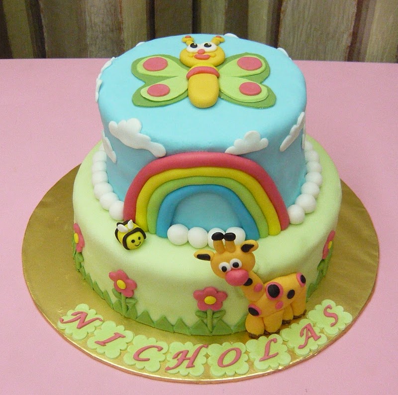 Baby TV Birthday Cake