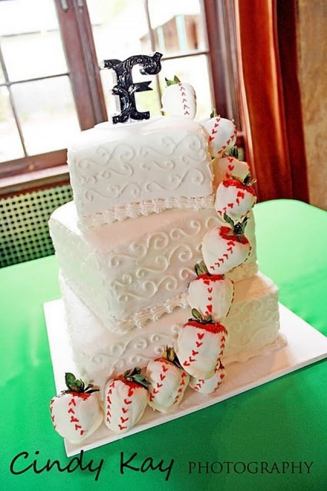 Baseball Wedding Cake