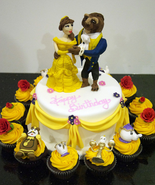 Beauty and Beast Cake