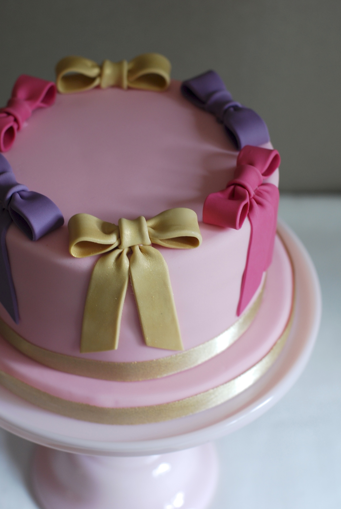 Bow Birthday Cake