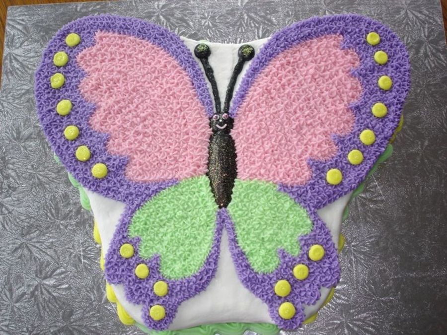 Butterfly Birthday Cake