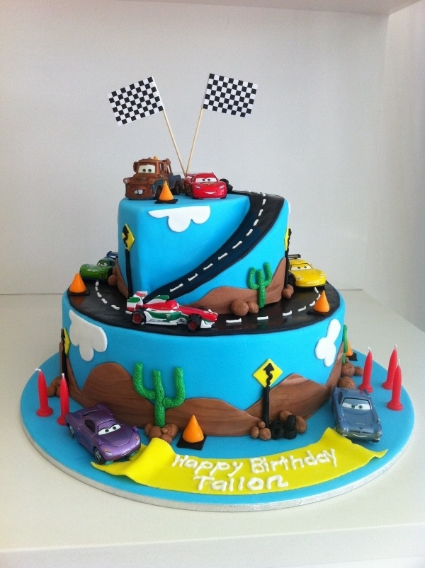 8 Photos of Cars 2 Birthday Cupcakes