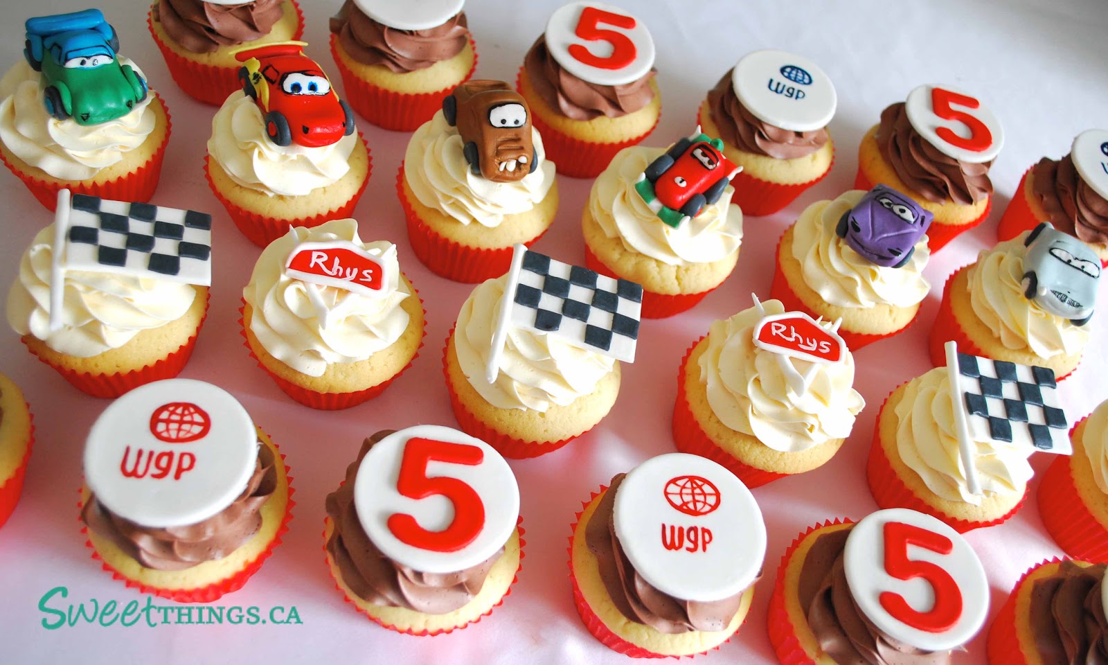 Cars Birthday Cupcakes