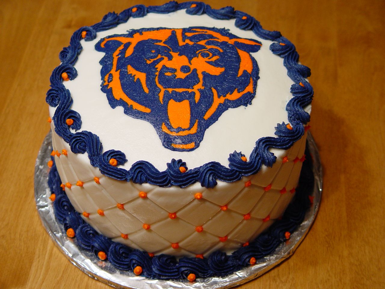 Chicago Bears Birthday Cake