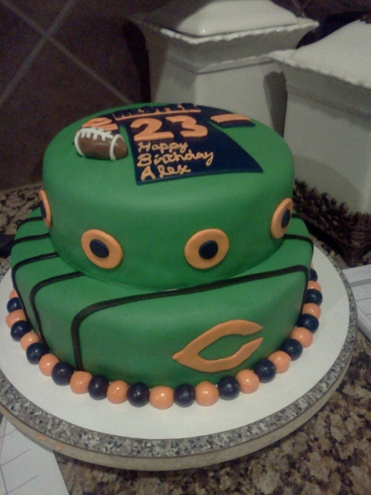 Chicago Bears Birthday Cake