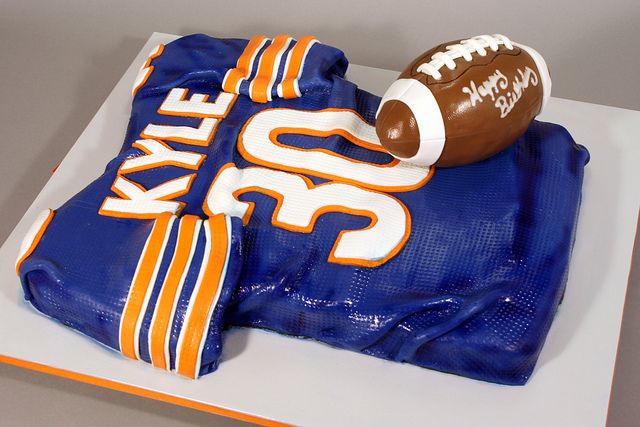 Chicago Bears Jersey Birthday Cake