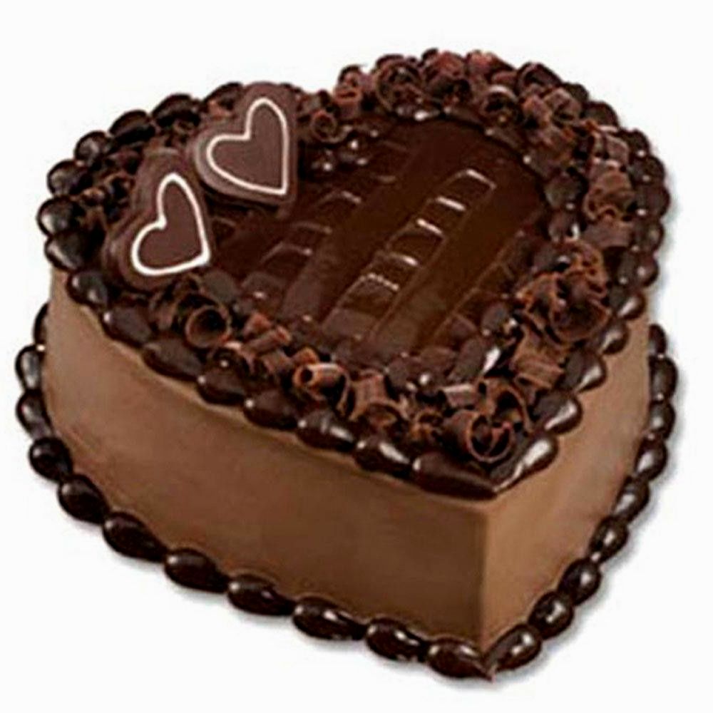 Chocolate Heart-Shaped Cakes