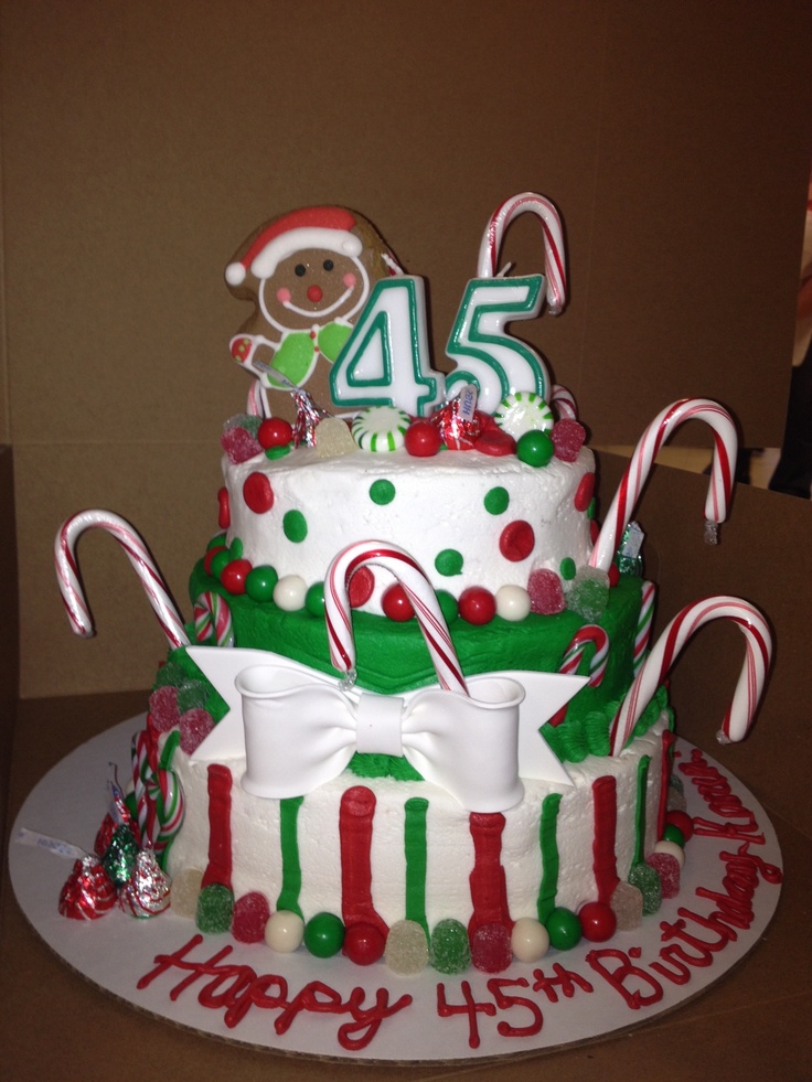 Christmas Birthday Cake