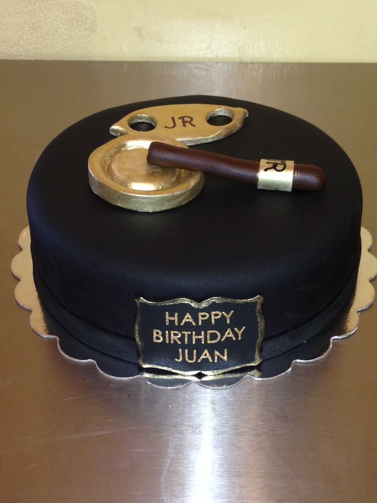 Cigar Birthday Cake