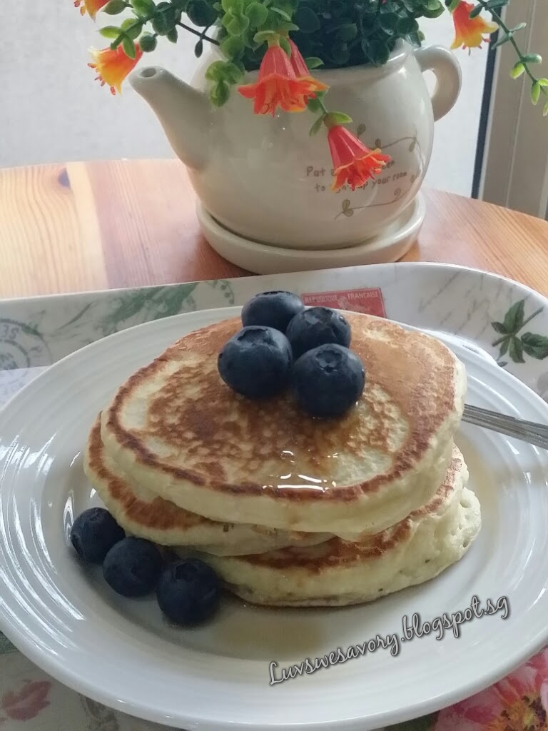 Coconut Buttermilk Pancakes