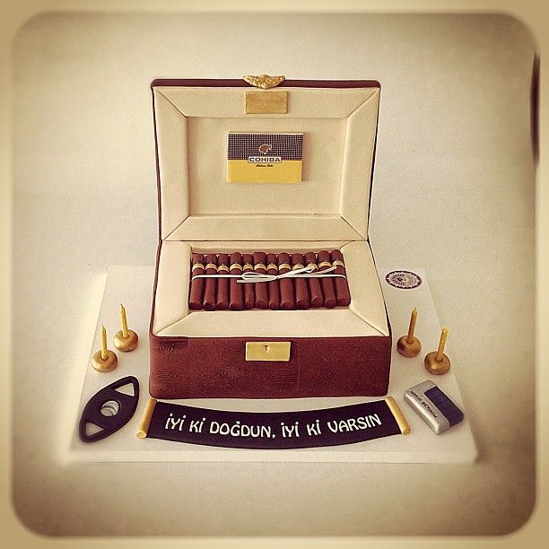 Cohiba Cigar Box Cake