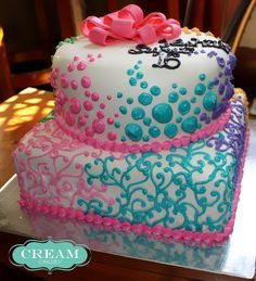 11 Photos of Decorated Birthday Cakes For Teens