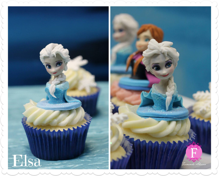 Cupcake Cake Disney Frozen