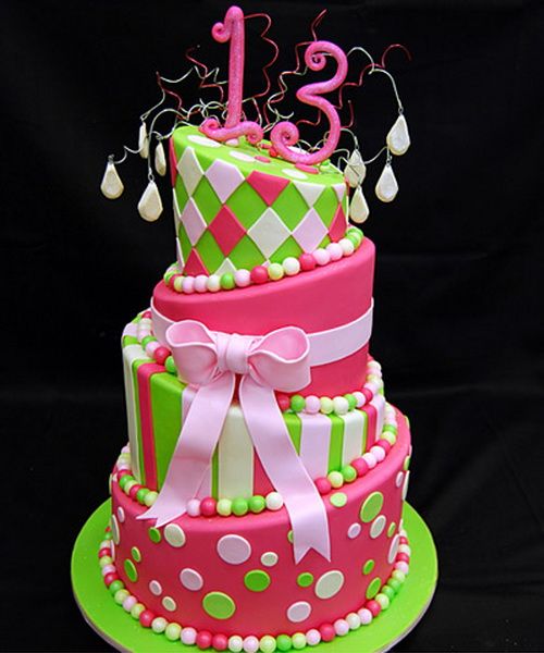 Cute 13th Birthday Cakes for Girls