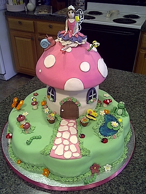 10 Photos of Fairy Birthday Cake Layer Cakes