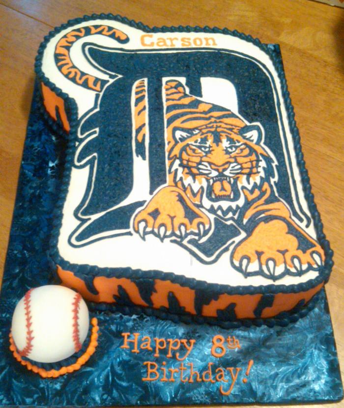 Detroit Tigers Birthday Cake