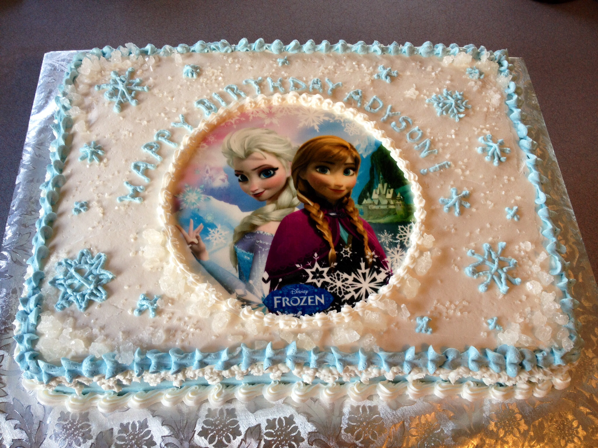 Disney Frozen Cake