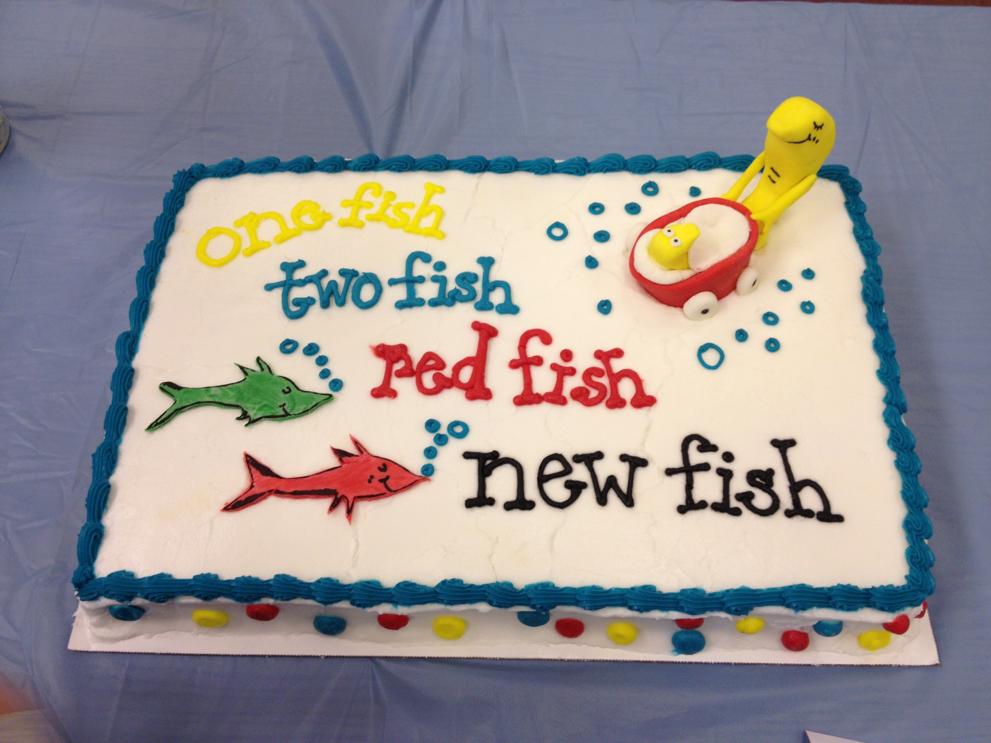 Dr. Seuss Baby Shower Cake