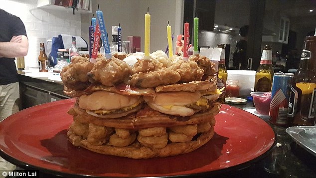 Fast Food Birthday Cake