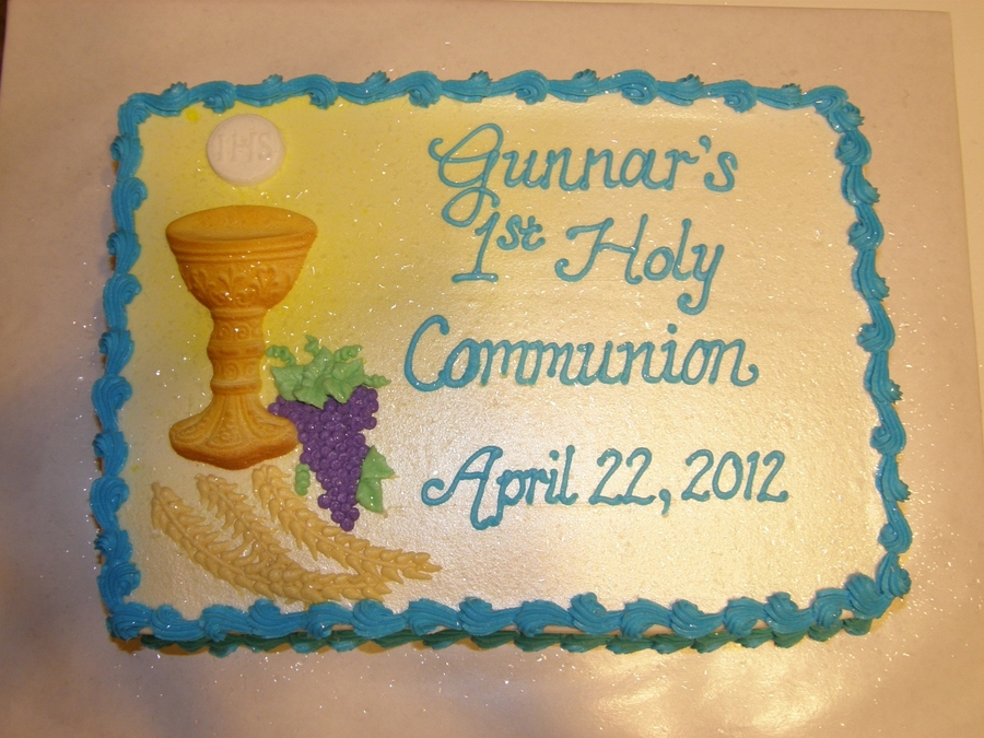 First Communion Sheet Cakes