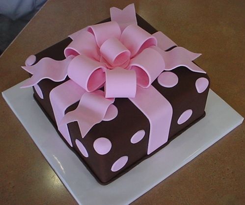 Fondant Bow Cake