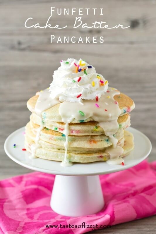 Funfetti Cake Batter Pancakes