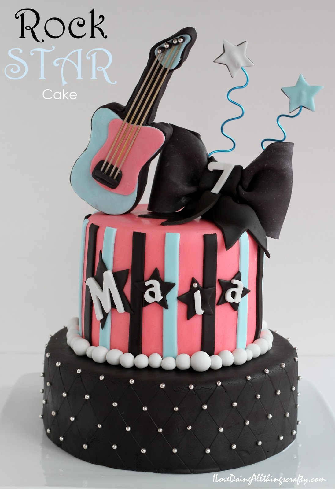 Girls Rock Star Cake