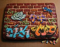 Graffiti Cake