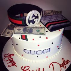 Gucci Birthday Cake Designs