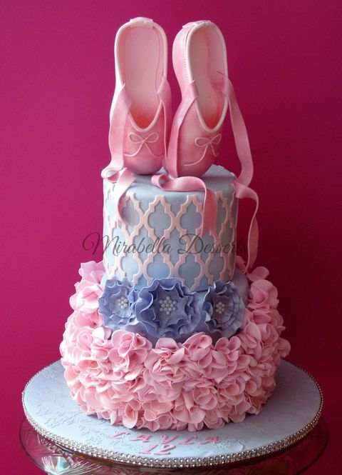 Happy Birthday Ballerina Cake