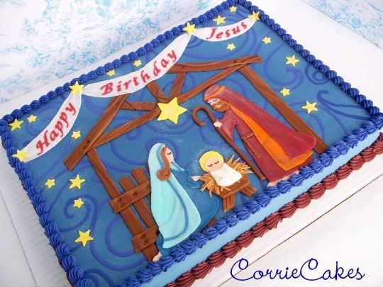 Happy Birthday Jesus Cake