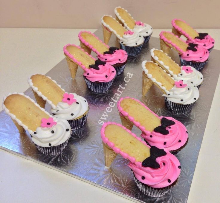 High Heel Cupcakes