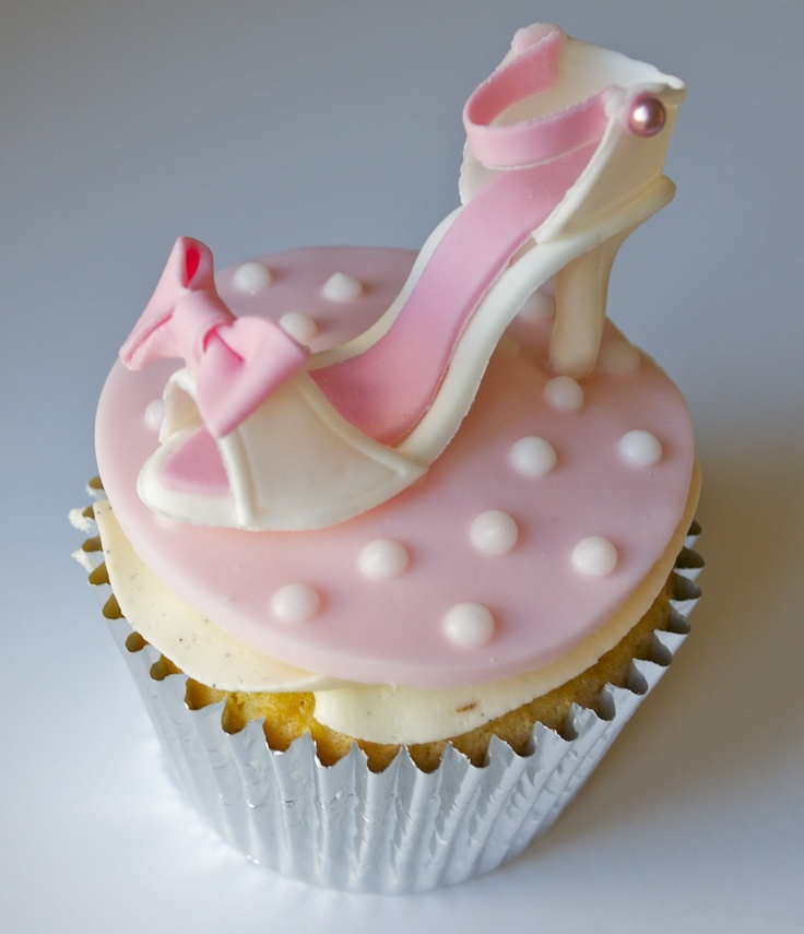 9 Photos of Birthday Cakes High Heel Cupcakes