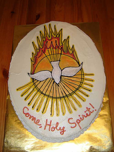 Holy Spirit Confirmation Cake