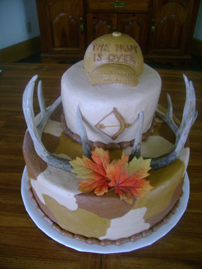 Hunting Grooms Cake