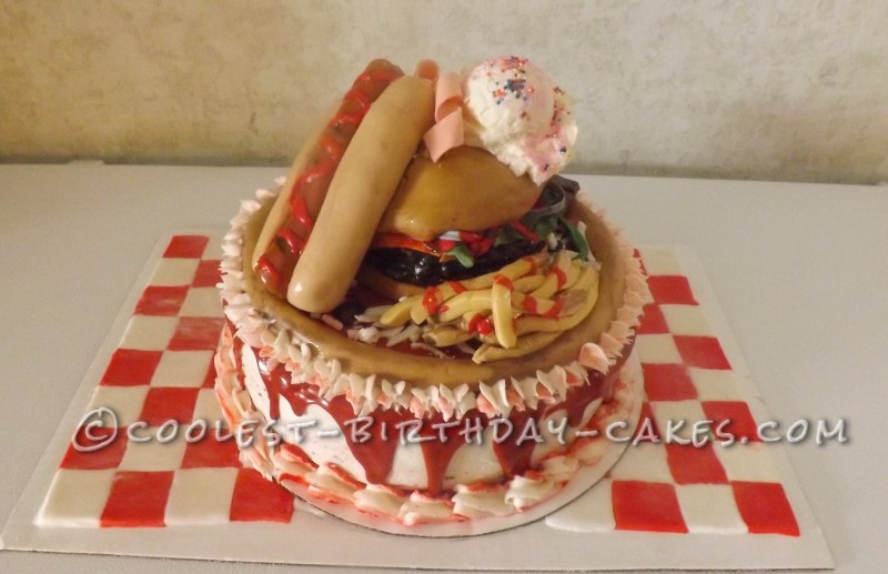 Junk-Food Birthday Cake